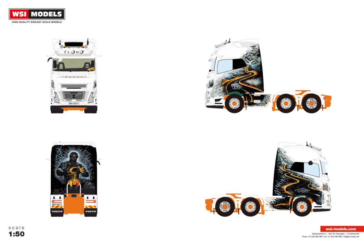 01-5602 - WSI - Volvo FH Aero Globetrotter XXL 6x2 - Route 780 